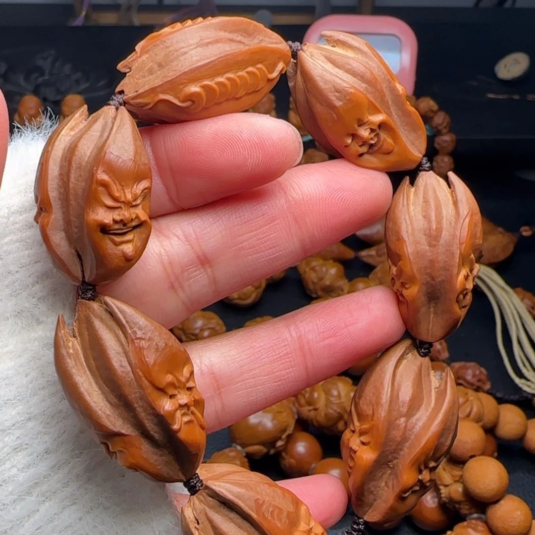 橄榄核手串/手链C****e纯手工怪核表情