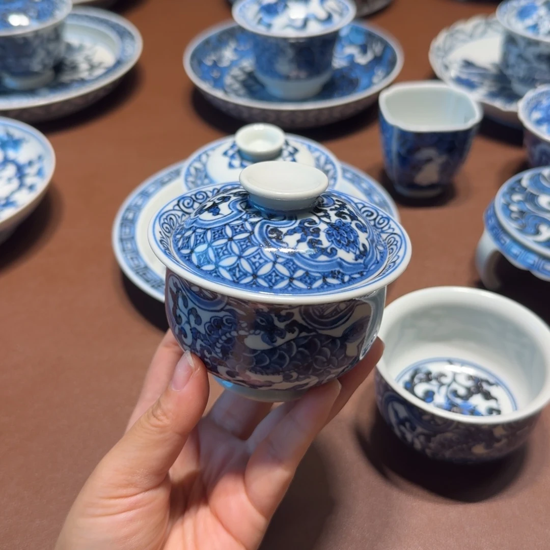 手工手绘茶具微瑕