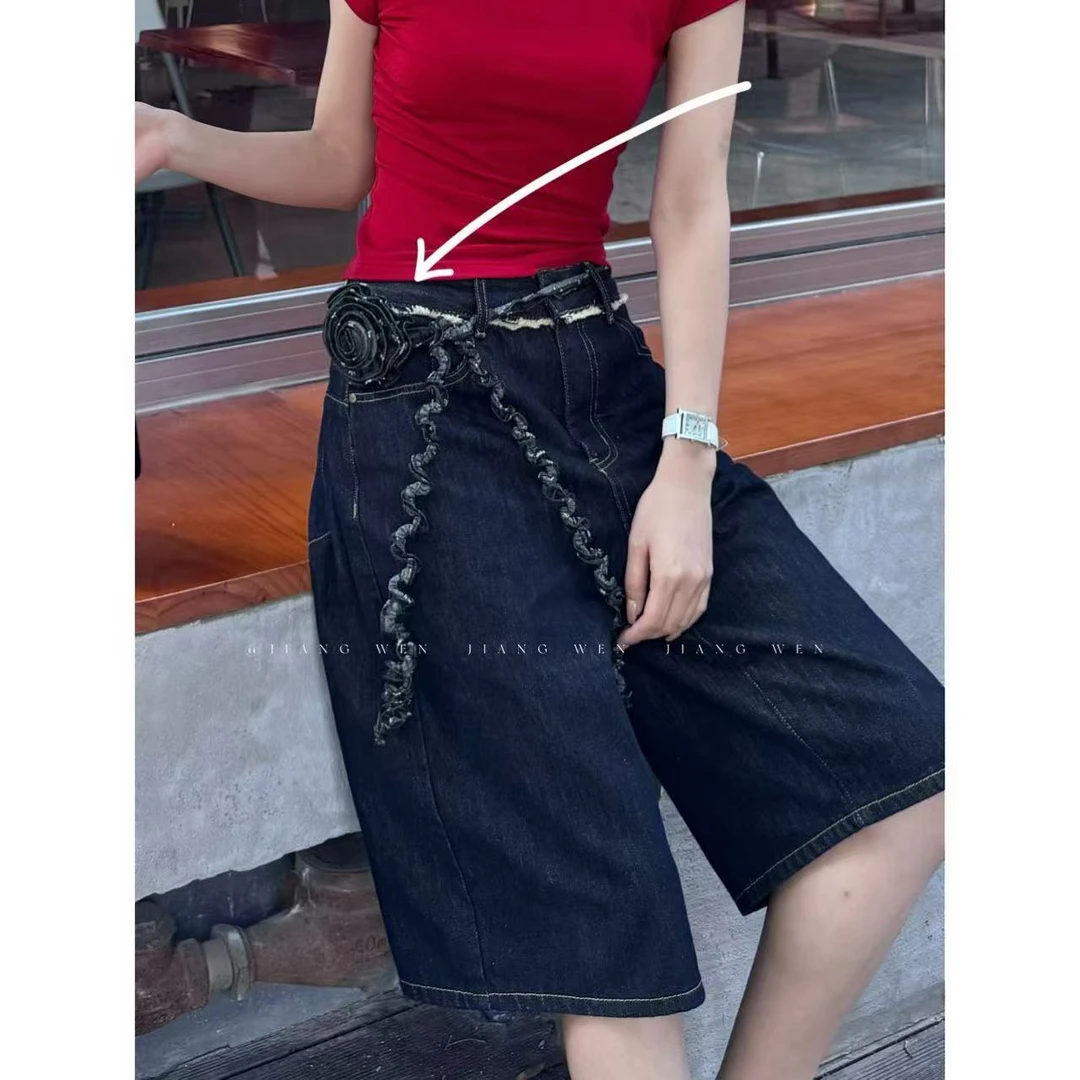 【JIANGWEN】高级感百搭腰花装饰系脖收腰腰链