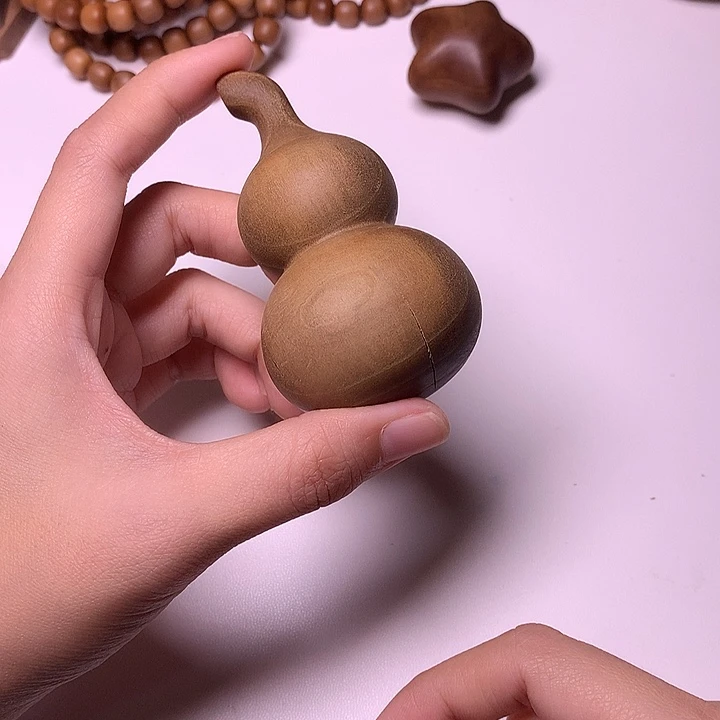 无事牌檀香木檀香大葫芦瑕疵