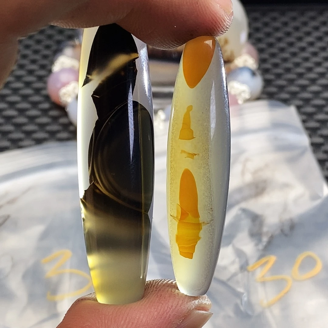 用***3玛瑙/玉髓未镶嵌吊坠(不含链)
