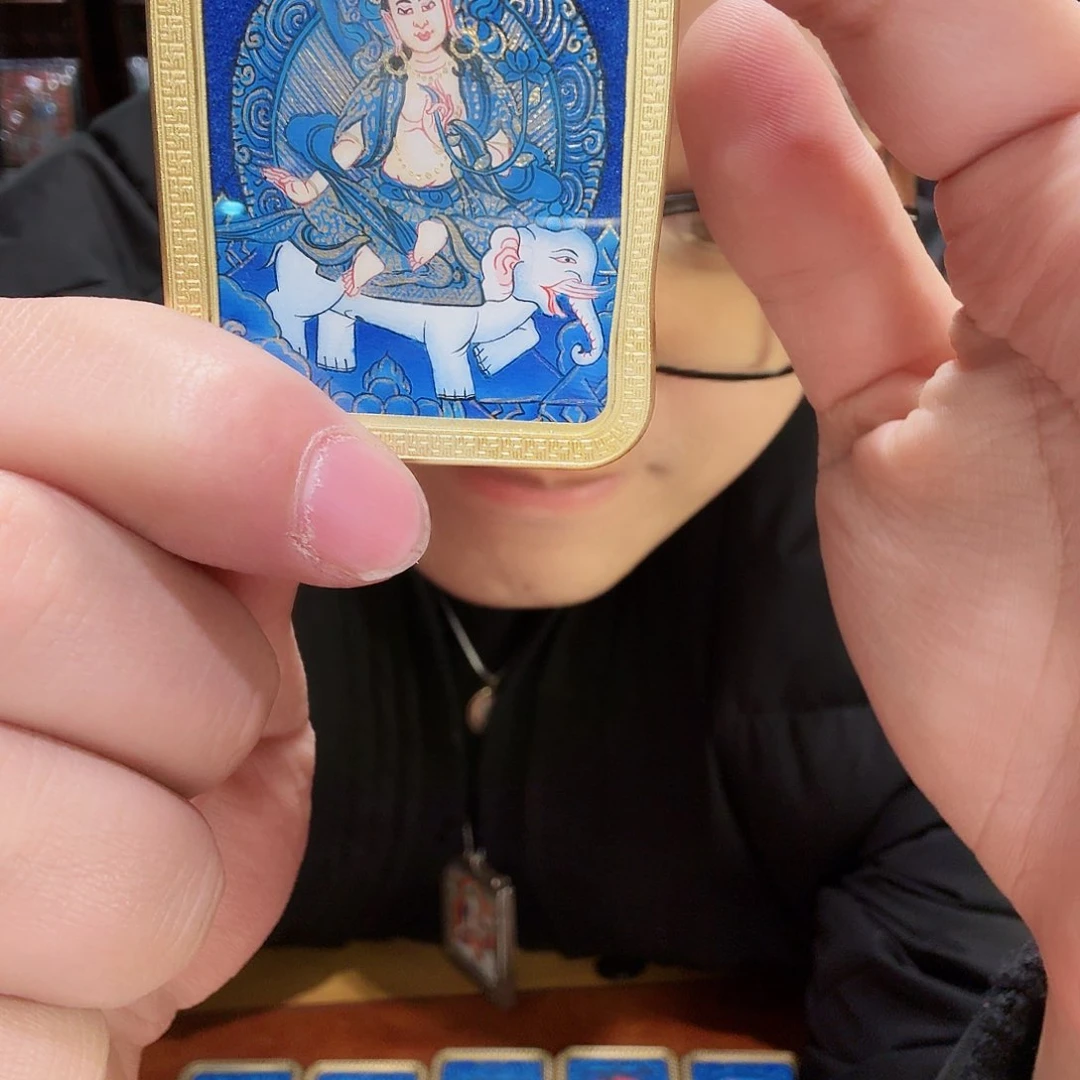 卷轴画H****財普贤带壳子的