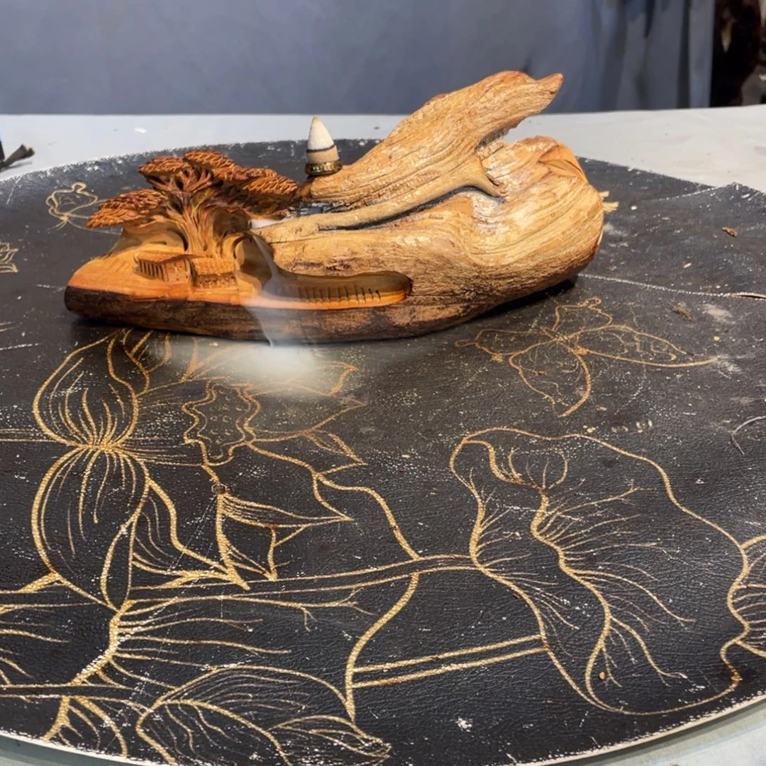 柏木（崖柏）崖柏陈化意境山水