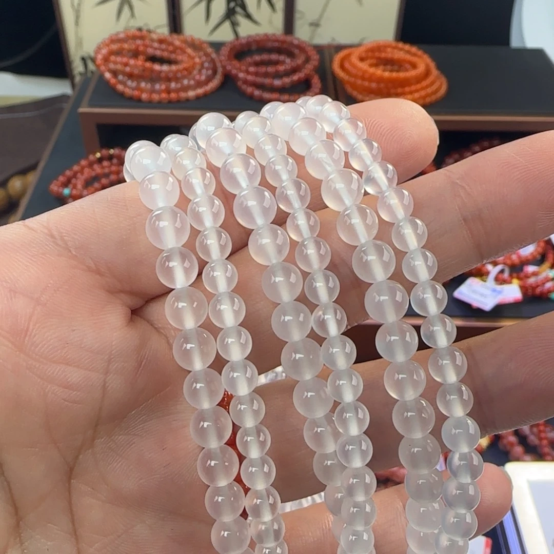 南红玛瑙未镶嵌手链