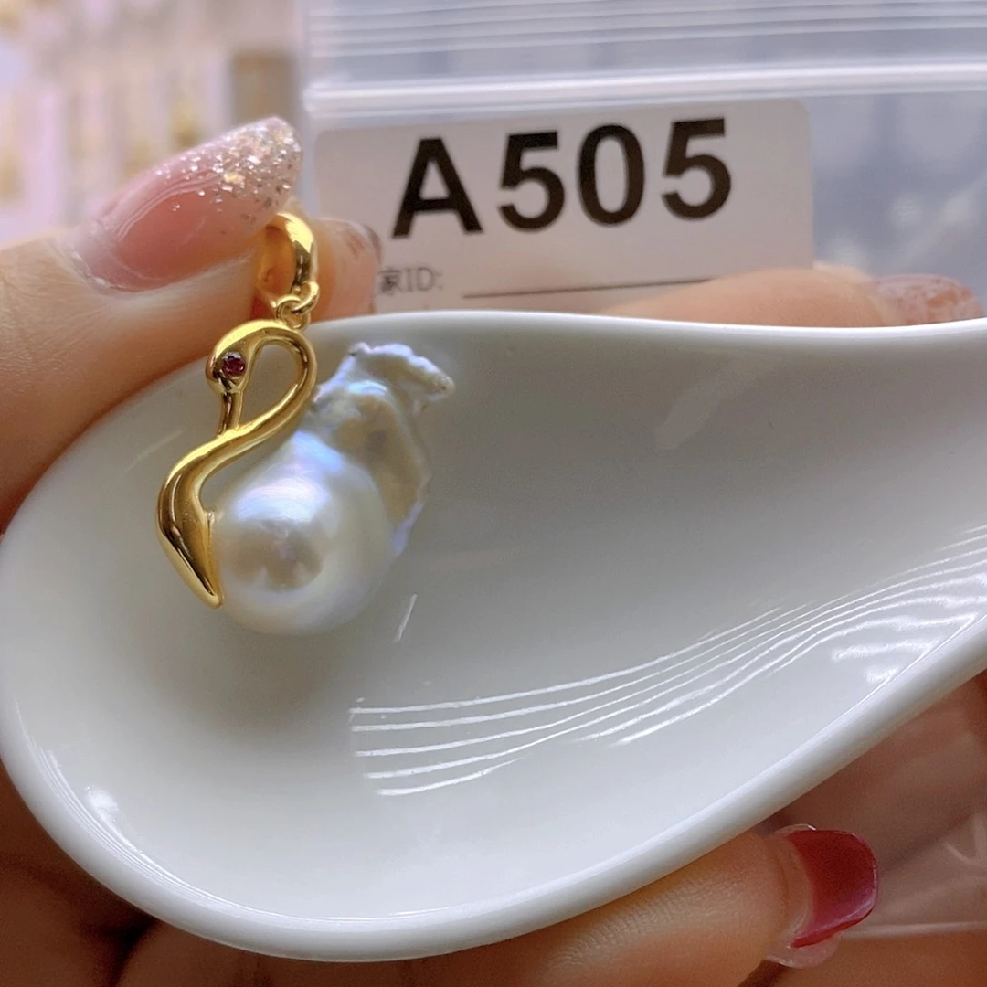 淡水珍珠颈饰银S925镶嵌