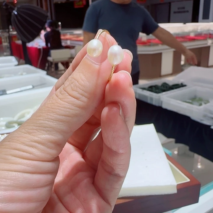 未镶嵌戒指淡水珍珠738