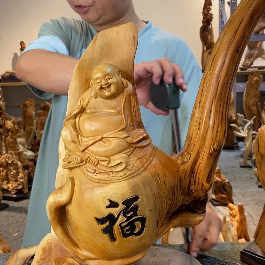 柏木（崖柏）太行崖柏根雕摆件