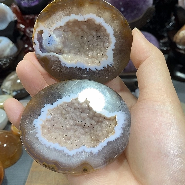 紫晶未镶嵌摆件聚宝盆