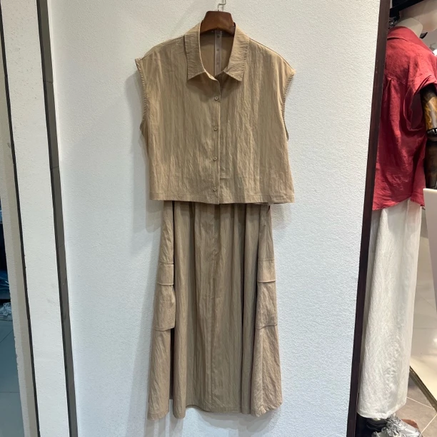 原创休闲半裙套装