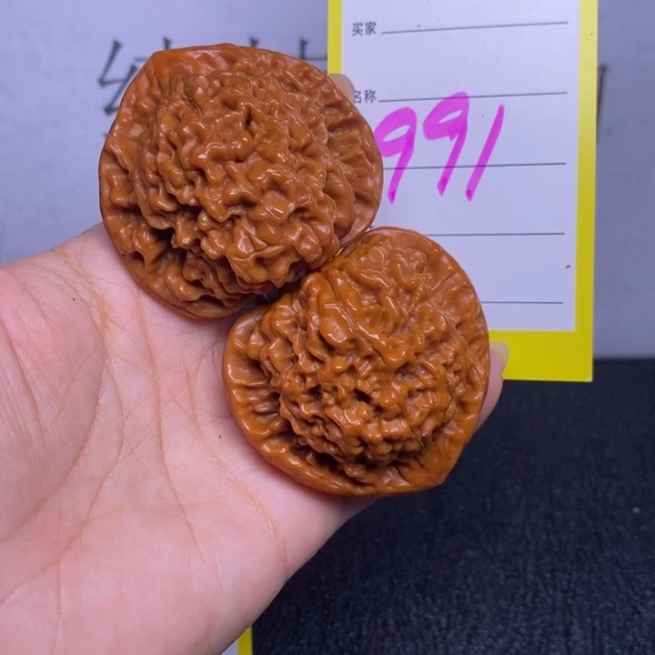 文玩核桃把件991/48官帽