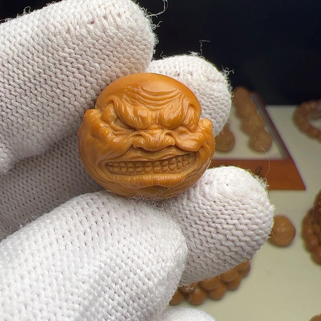 猴头核桃吊坠猴头