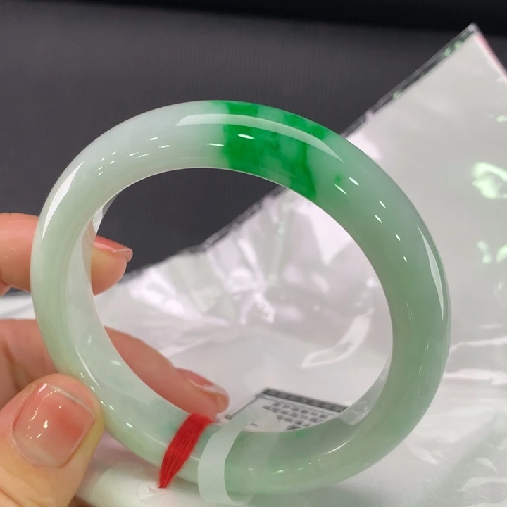 未镶嵌手镯翡翠正圈54