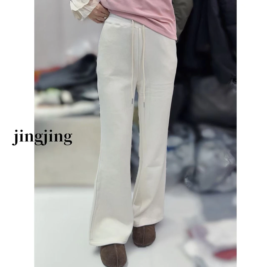 冬季新款休闲百搭微喇加绒休闲裤(0691)