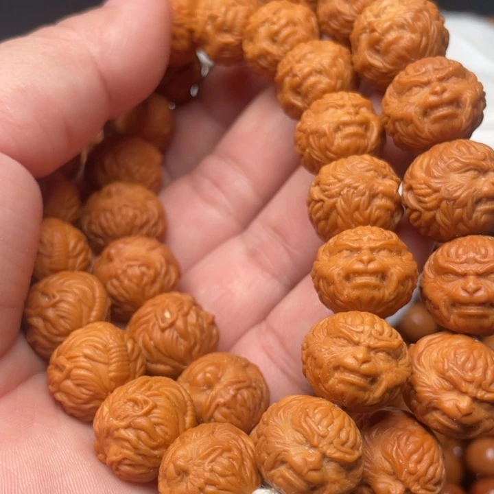 猴头核桃手串我**人黑神