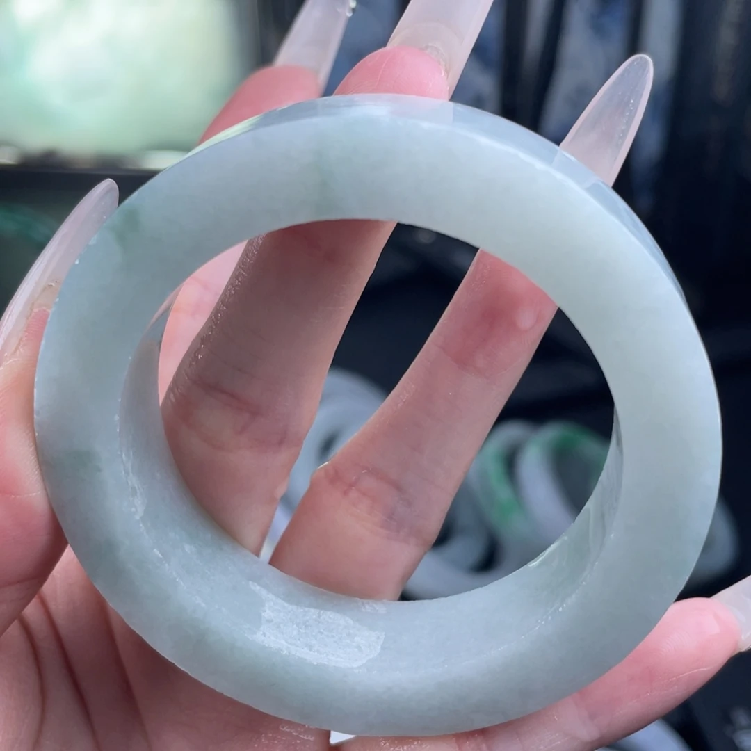 定制翡翠未镶嵌正圈纹裂漏