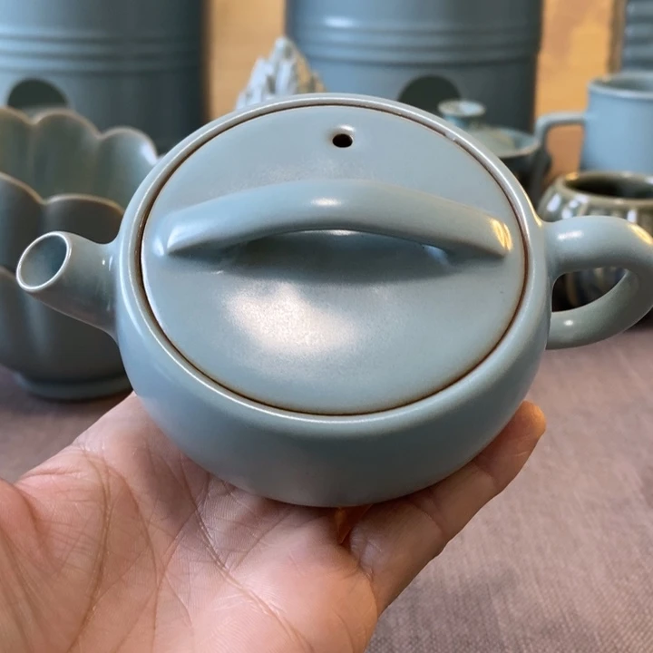 瓷片汉瓦壶一一一一一一一