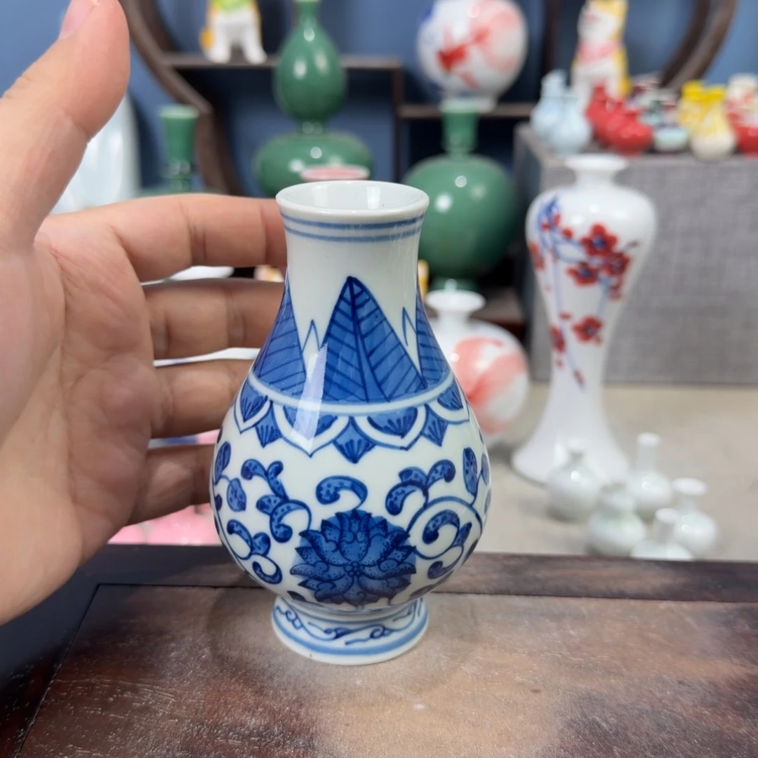 陶瓷手工小花器摆件