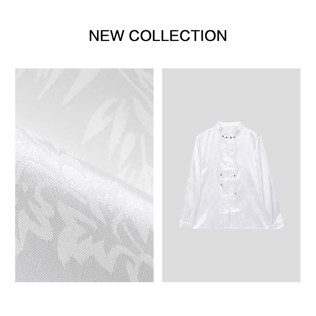 【艺菲专属】C5F26016 新款优雅花卉刺绣长袖衬衫女秋季百搭衬衫