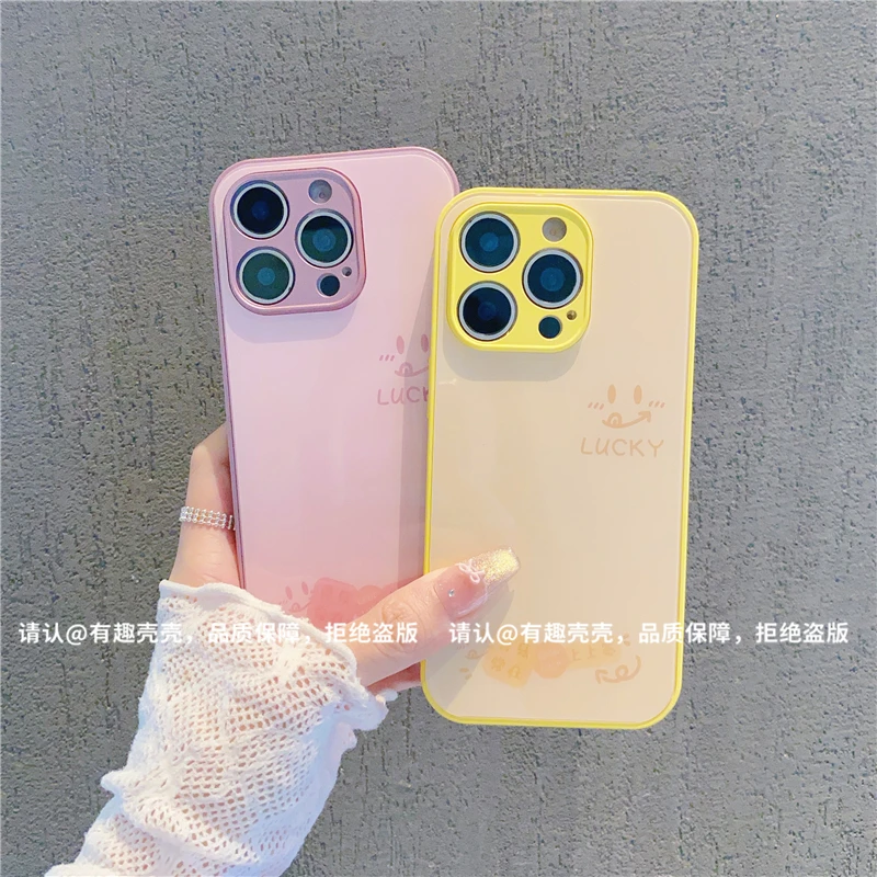 玻璃壳适用苹果16/iphone/华为荣耀/OPPO/VIVO/小米/手机壳爆款潮
