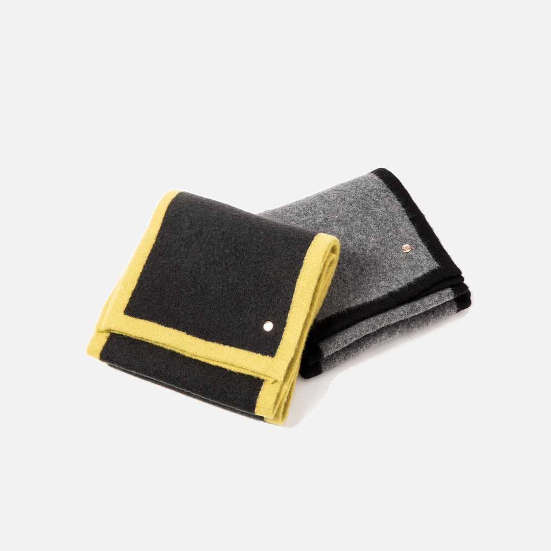 MPG JIEJIE【百搭款】24秋冬时髦拼接针织加厚保暖防风时尚围巾