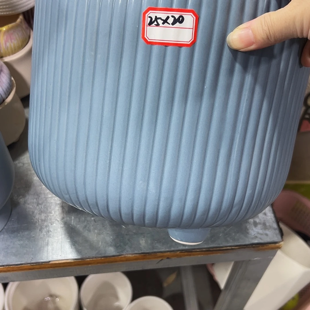 外贸尾单陶瓷花盆凑10米包邮