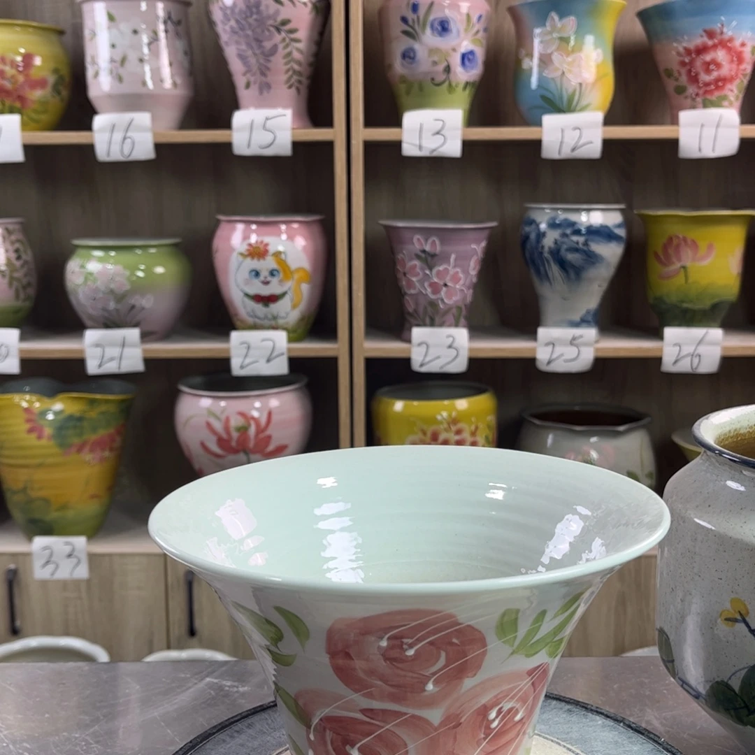 景德镇陶瓷花盆花盆