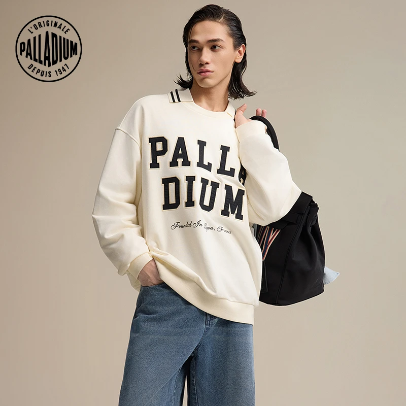 帕拉丁春季男款上装休闲时尚印花圆领卫衣1011262