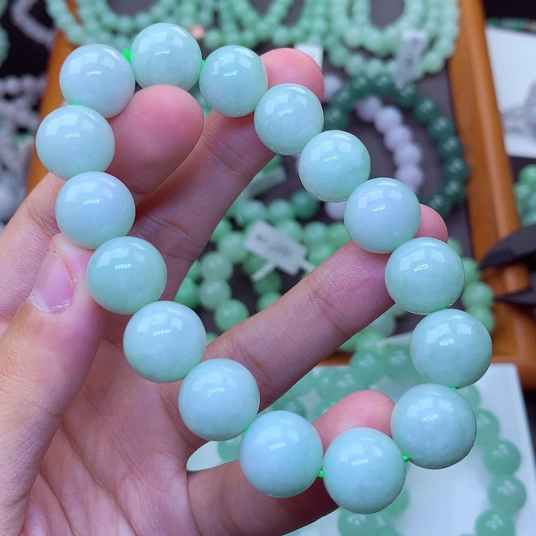 翡翠未镶嵌毛衣链