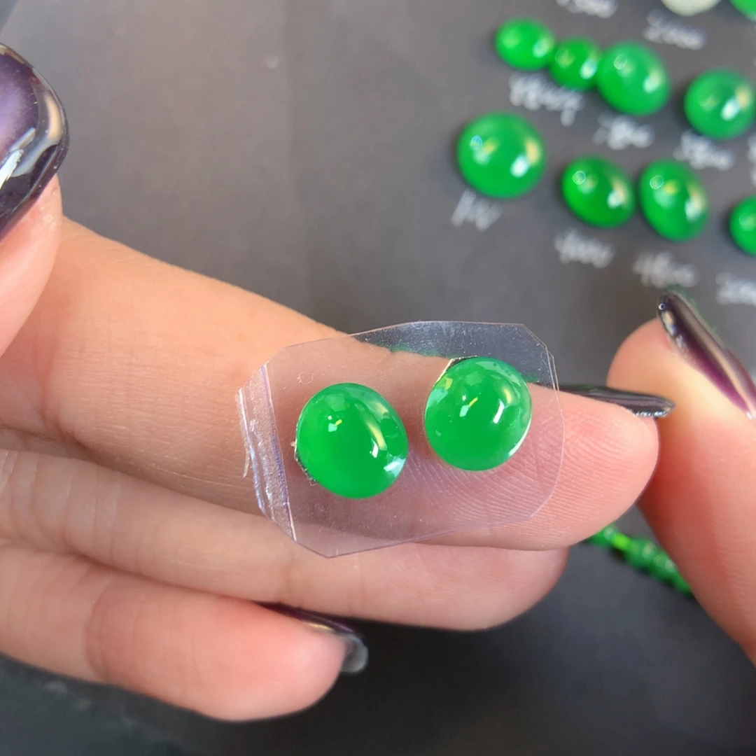 翡翠散珠翡翠7.27-6.79-3.88