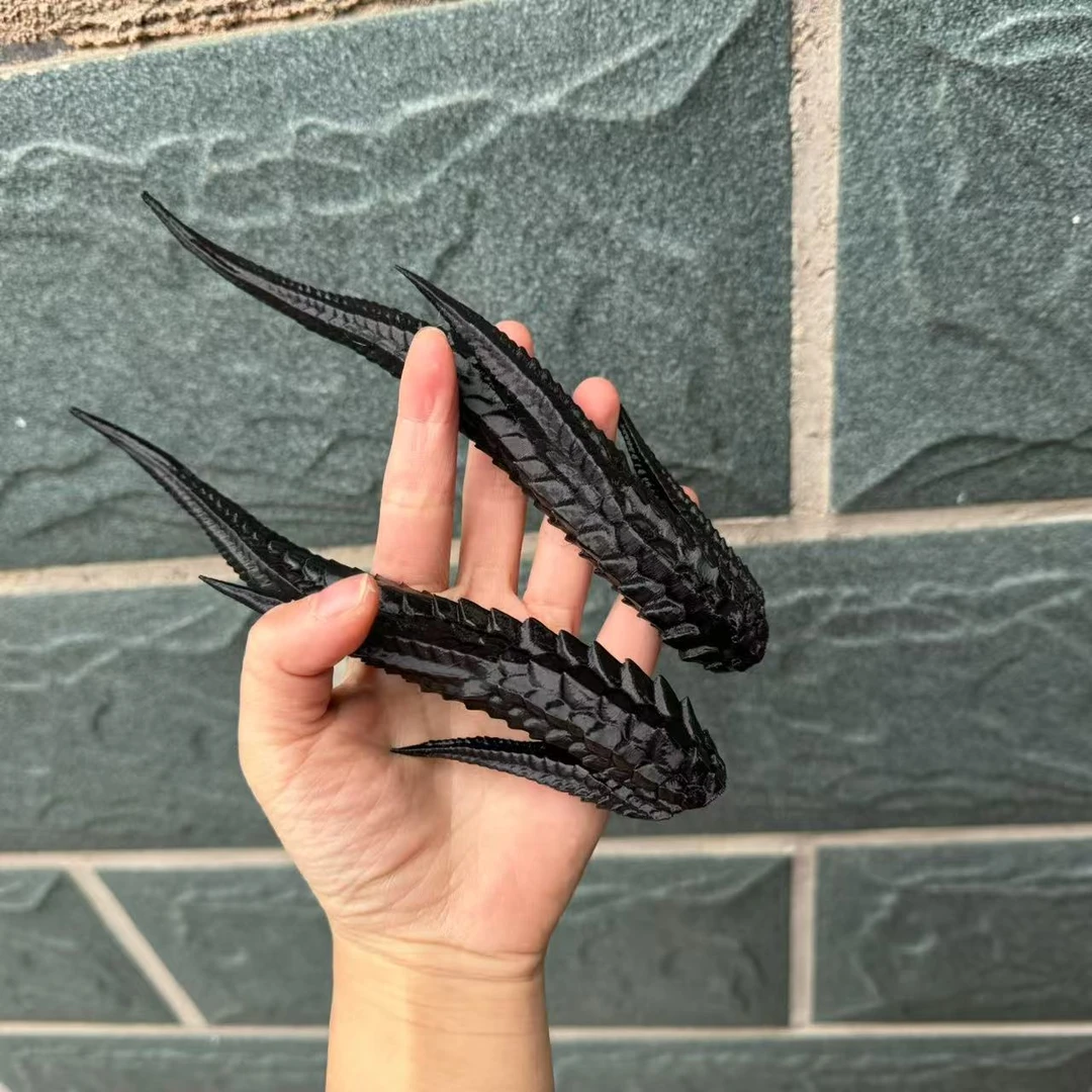 前尘梦汉服配饰三d打印傲润龙角cos魔童龙角