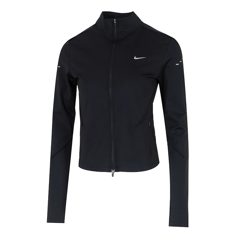 耐克女外套2025新款运动跑步健身训练时尚透气休闲黑色上衣IB1999