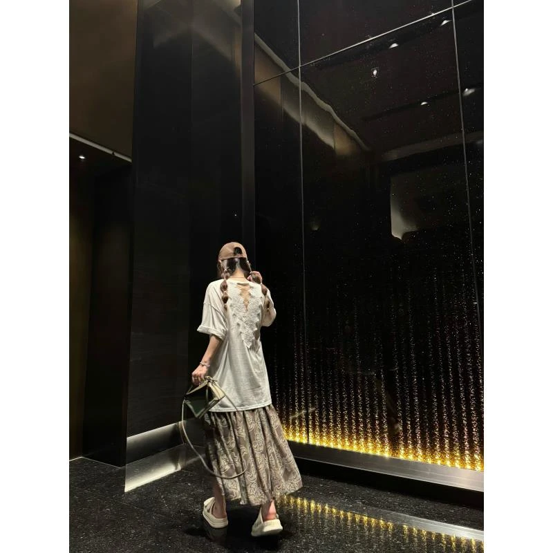 （Y）BETTER JOELAY-【故事曲线】时尚简约百搭短袖T恤休闲风KH3166