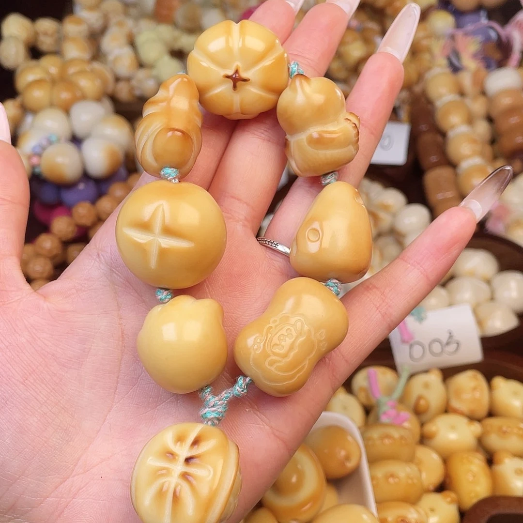 吊坠白玉菩提成品c