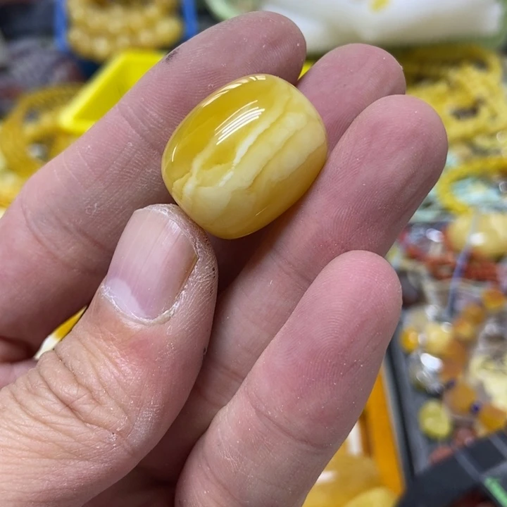 裸石蜜蜡未镶嵌吊坠
