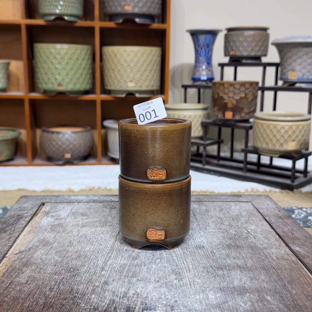 手工花盆 001  内口口径 5.5 cm