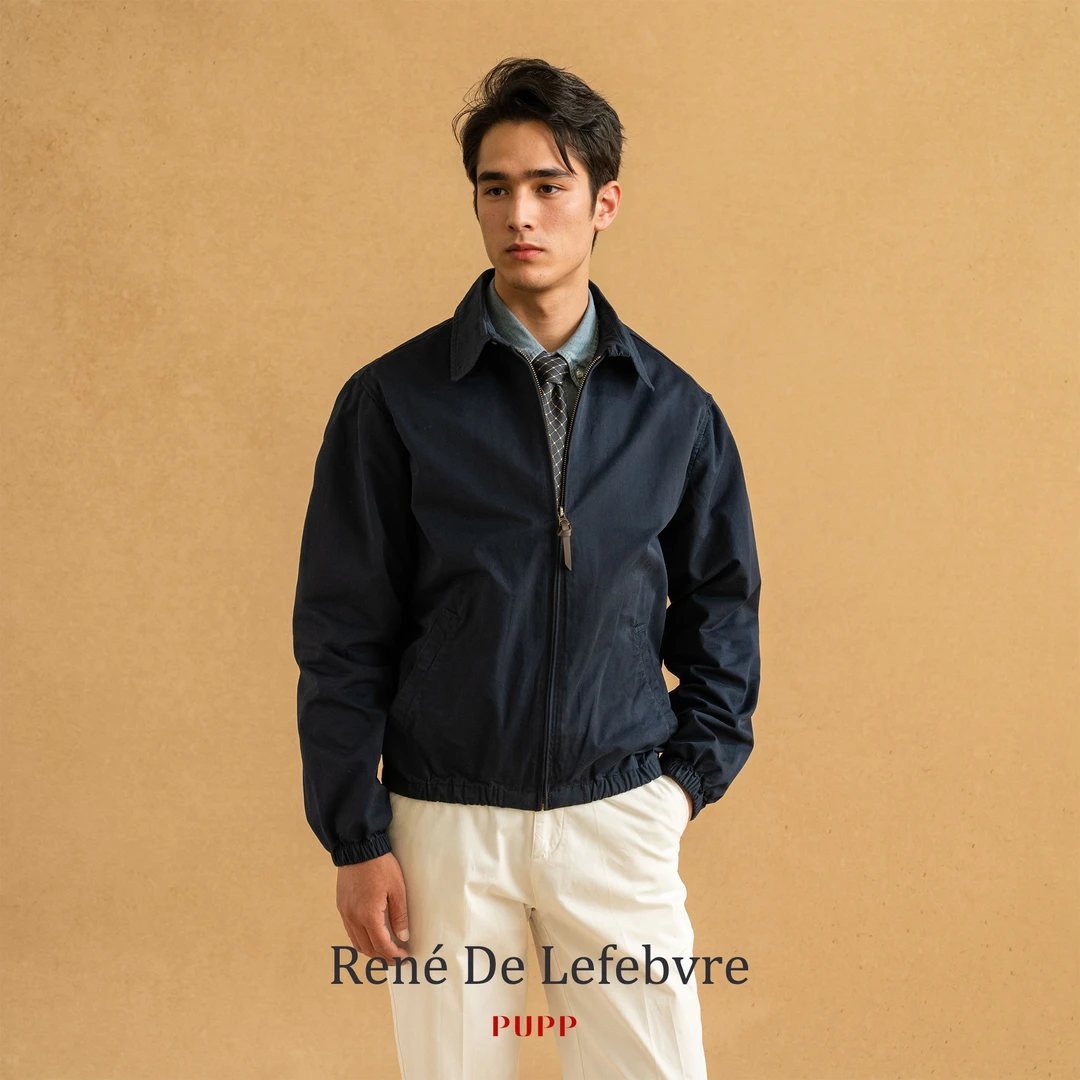 【渠道专属】美式Bayport Poplin男士休闲复古翻领薄款洗水夹克外套