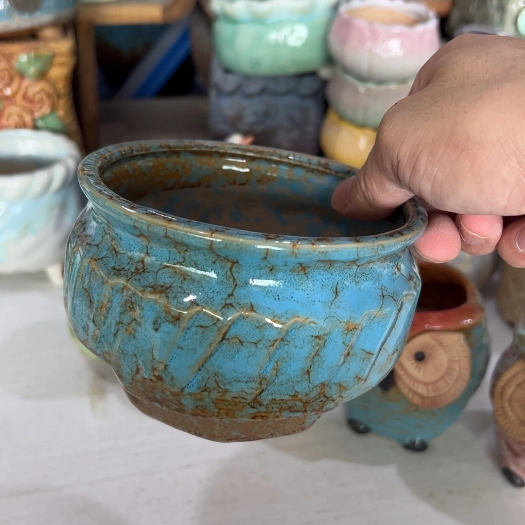 陶瓷多肉小花盆@@315