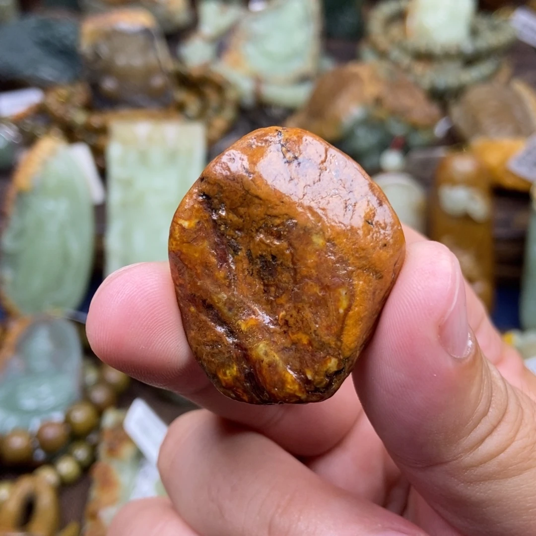 岫岩河磨玉（透闪石质玉）未镶嵌珠宝奇石