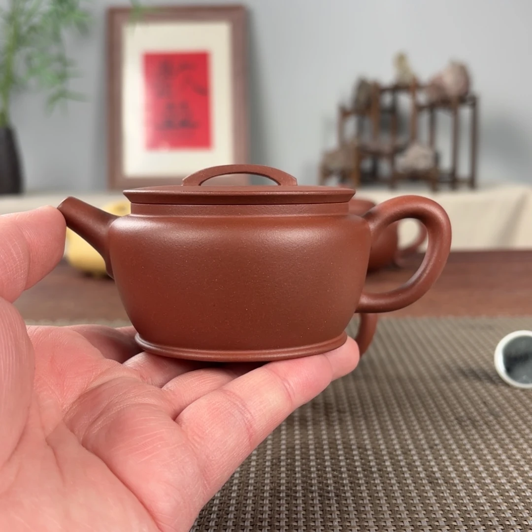 紫砂茶壶j****。微瑕黄龙山原矿紫砂壶