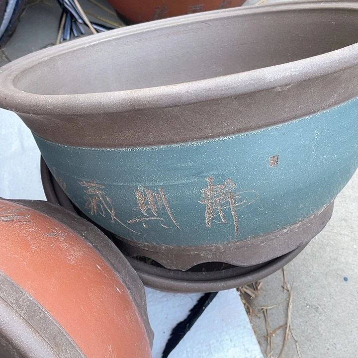 紫砂花盆100-2。41-19.5