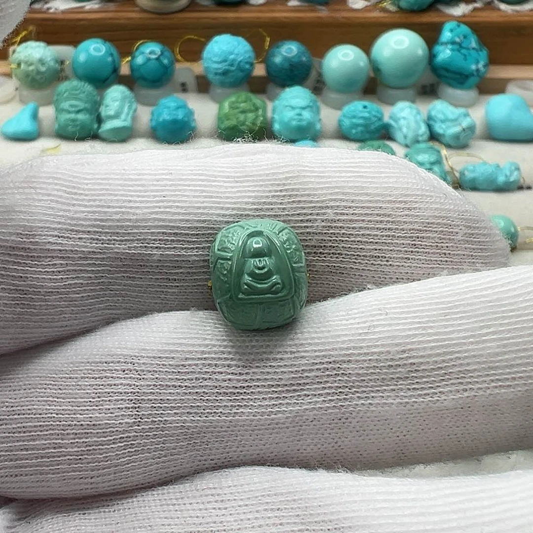 绿松石无相佛珠 未镶嵌