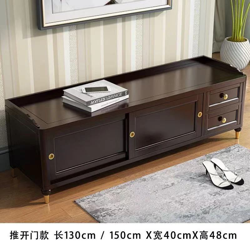（推开/对开门款混发）YJ125#轻奢无靠背换鞋凳鞋柜库存尾货（三楼）