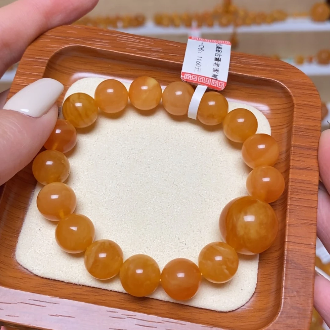 【闪购商品】未镶嵌蜜蜡手链手串