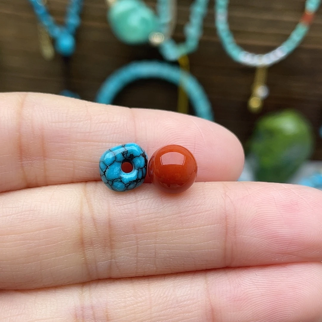 南红玛瑙未镶嵌面包圈