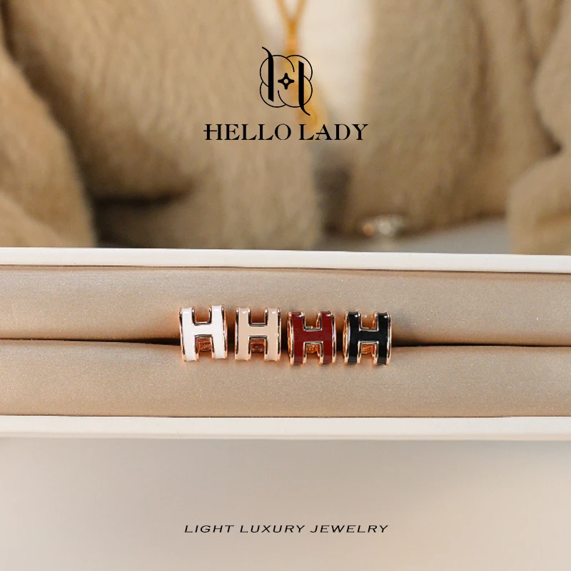 【V金版本】精工CNC 大号H耳钉1430