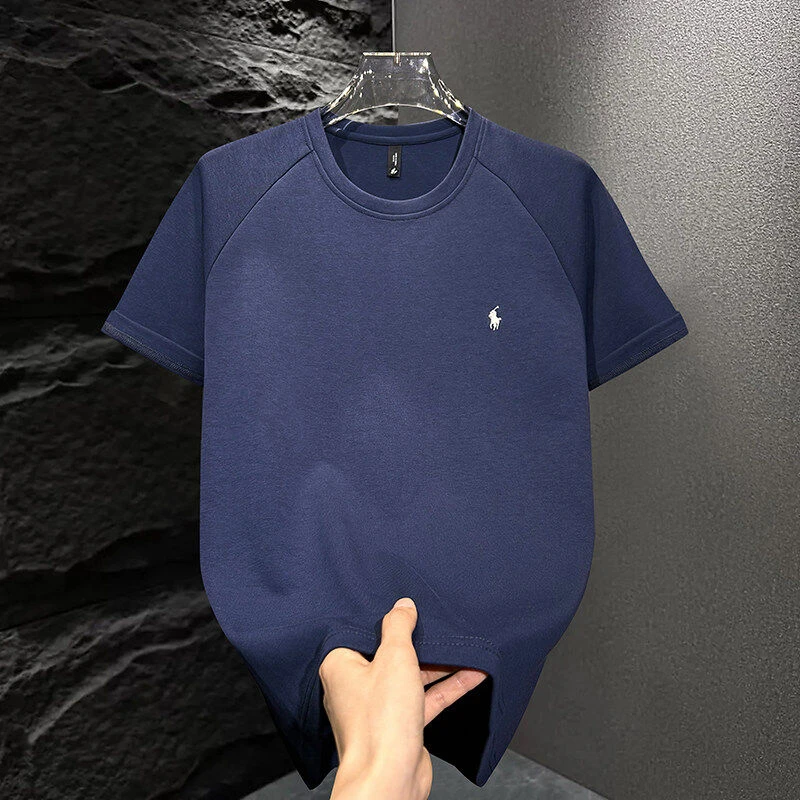 【高品质 太空棉T恤】夏季新款男潮流时尚透气休闲宽松百搭3446 A