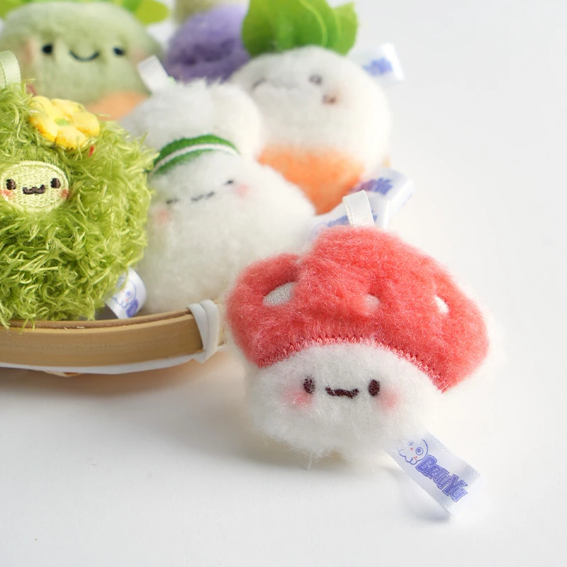 芭爪娱蔬菜毛绒冰箱贴随机一个