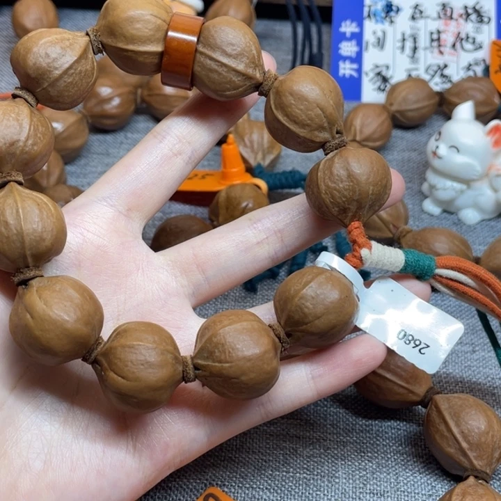老***童手串/手链橄榄核梅林铁核2122