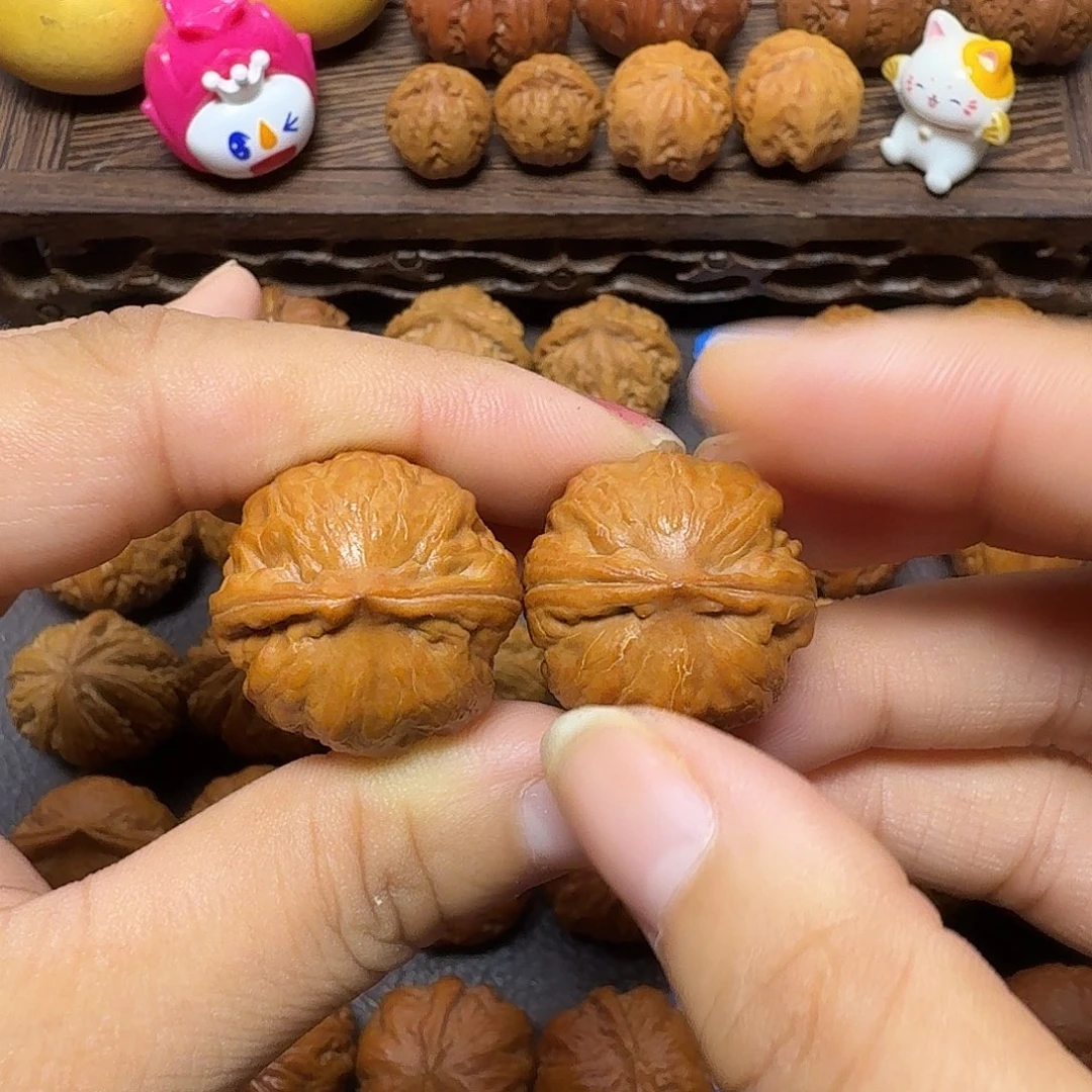 把件文玩核桃25尺小元宝边肚同尺018