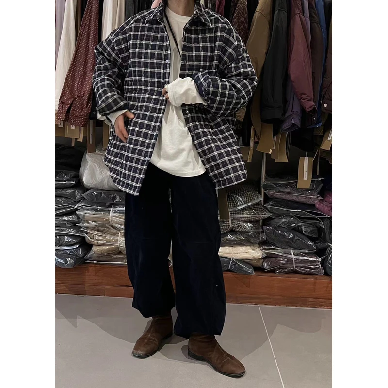 【PINGJIE】2024冬：1238新款格子时尚潮流舒适百搭洋气外套